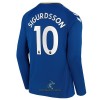 Officiële Voetbalshirt Everton Gylfi Sigurosson 10 Thuis 2021-22 Lange Mouw - Heren